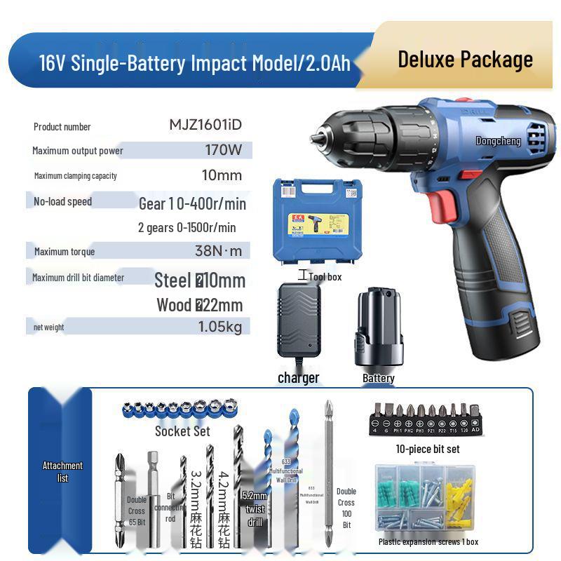 Multifunktionale wiederaufladbare Bohrmaschine & Schraubendreher