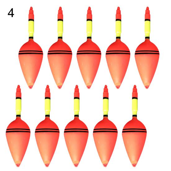 10Pcs Olive Shape Fish Float Bobber Buoy Fishing Tackle Tool Gear Accessories