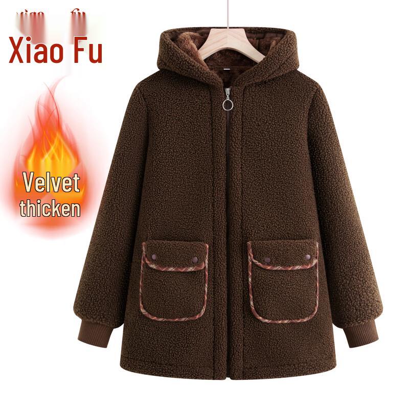 

Women s Fleece Lined Hooded Winter Jacket 2XL