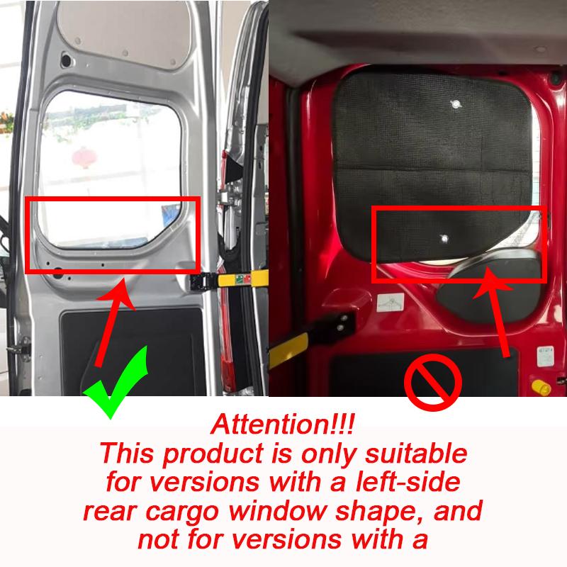 Sun Shades For Ford Transit Custom Tourneo MK1 2012-2021 LWB Sunshade Full Cover Windshield Blackout Anti UV Visor Accessories
