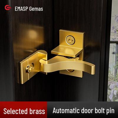 Antique Style Self-Locking Spring Latch for Sliding Doors and Windows (Left/Right Application)