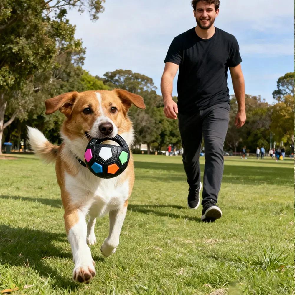 New Pet Soccer Toys Chewing and Squeaking Sounds Interactive Play Large Dogs Companion Toys Outdoor Training Pet Supplies