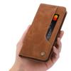  Vintage Strong Magnetic Wallet Case for iPhone 17 & Samsung S25 Ultra - Retro Flip Leather Card Holder Cover