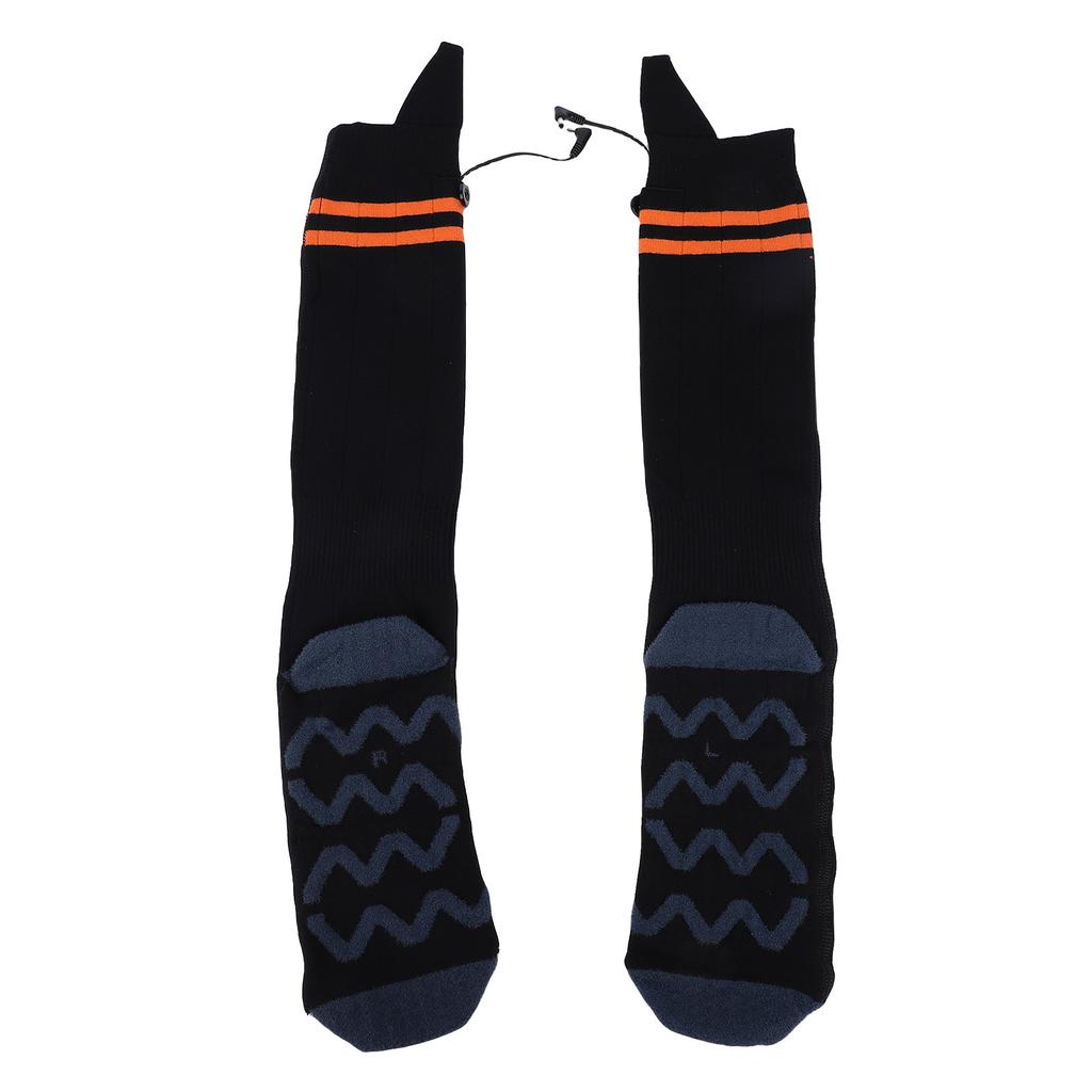 Elektrisch beheizte Socken Wiederaufladbare Thermosocken für Winter Outdoor Arbeit Skifahren Camping 4 Temperatureinstellungen