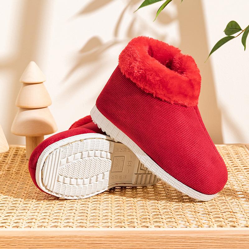 

Зима ручної роботи дитячі бавовна чоловічі та жіночі дитячі сумки каблук ручної роботи бавовна чоловічі оксамит протиковзкий теплий товстий низ домашнє взуття 22 червоний