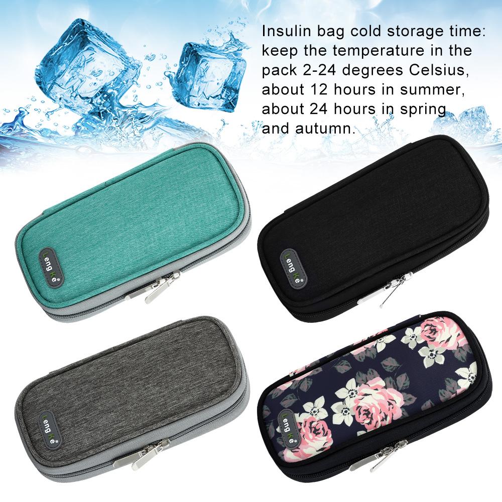 Portable Diabetic Pocket without Gel Insulin Cooling Bag Medicla Cooler Pill Protector Travel Case