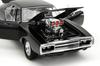 Jada Toys Rychle a zběsile True Spec Series 1970 Dodge Charger Černý hotový produkt JADA33721 a 1/24 F&F R/T (Pravá specifikace)