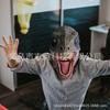 Jurassic World Dinosaur Mask Tyrannosaurus Rex Headgear with Moving Mouth Animal Mask for Halloween Party COS Props