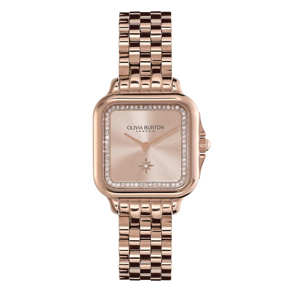 

Официальный дилер часов Olivia Burton Часы 24000085 Classic 28 мм Grosvenor Мягкие матовые часы-браслет из позолоченной нежной гвоздики [OLIVIA BURTON] Женские &