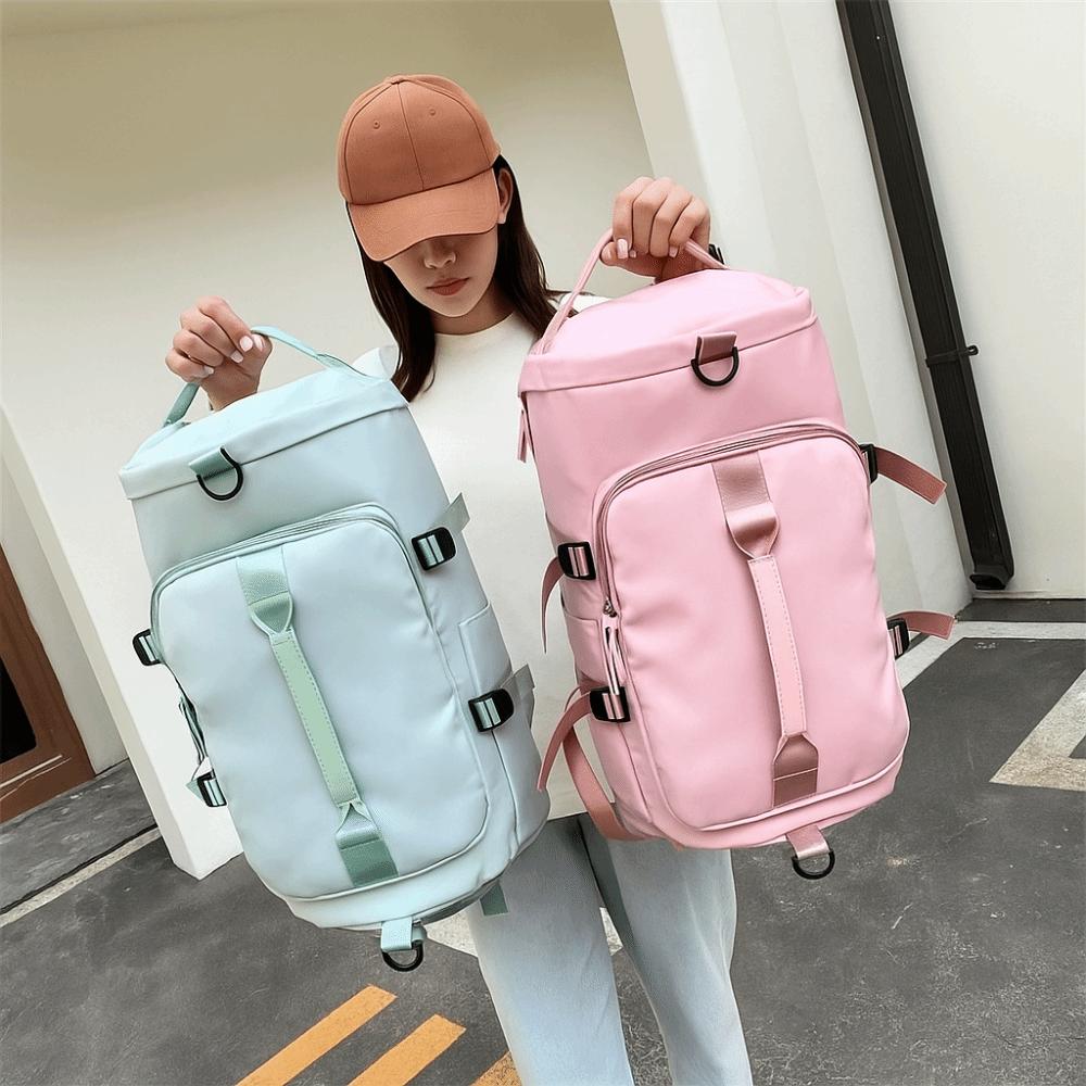 Handheld Travel Backpack Large Capacity Sports Fitness Bag Simple Duffle Bag  Streetwear
