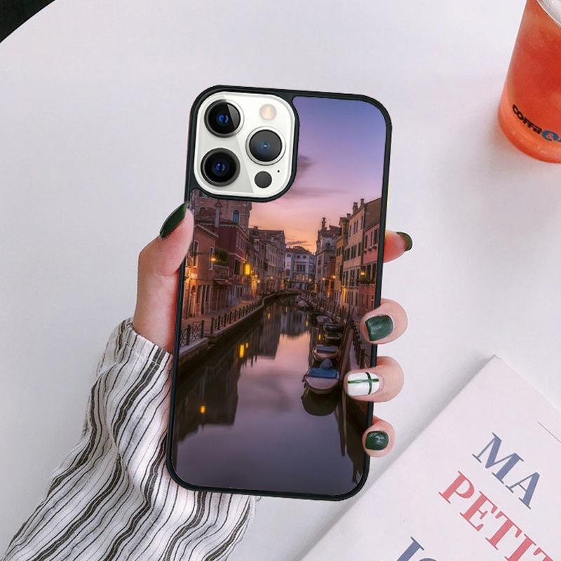 Travel Italy Street Venice Phone Case For iPhone 17 Air Plus Max Cover Shell for iPhone 17 Air 16 15 14 13 12 11 Pro Max
