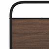 Bed Frame without Mattress 100 x 190 cm Brown Oak Effect