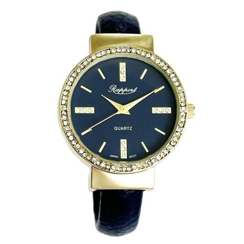 

Rapport Women s Bangle Watch, Leather, Navy Blue, 158008