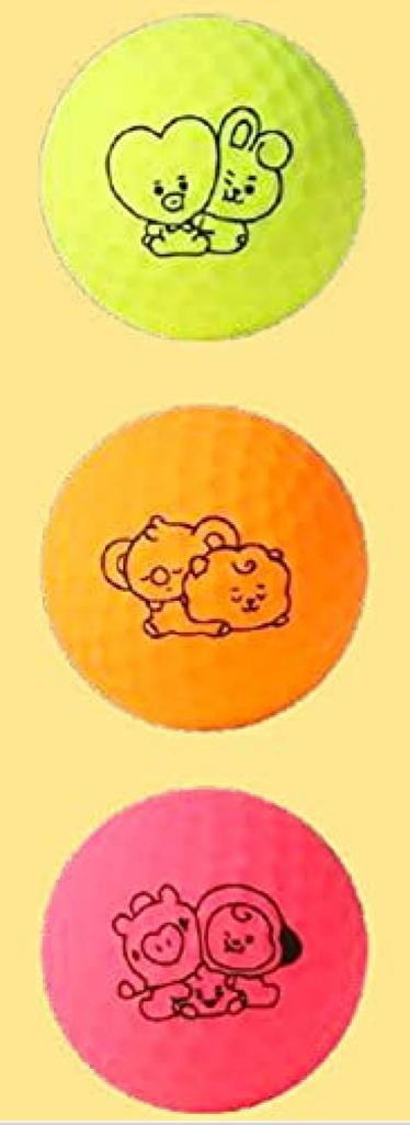 BT21 BABY Line Golf balls BALL MATTE TATA 6P 73000-470-010 (6 balls) 73000-470-010