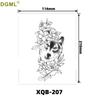 Cartoon Waterproof Full and Half Arm Tattoo Stickers with Creative Color Designs