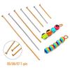 Gold Vacuum-Plated Colorfast Stainless Steel T-Pin for Jewelry and Beading DIY Projects