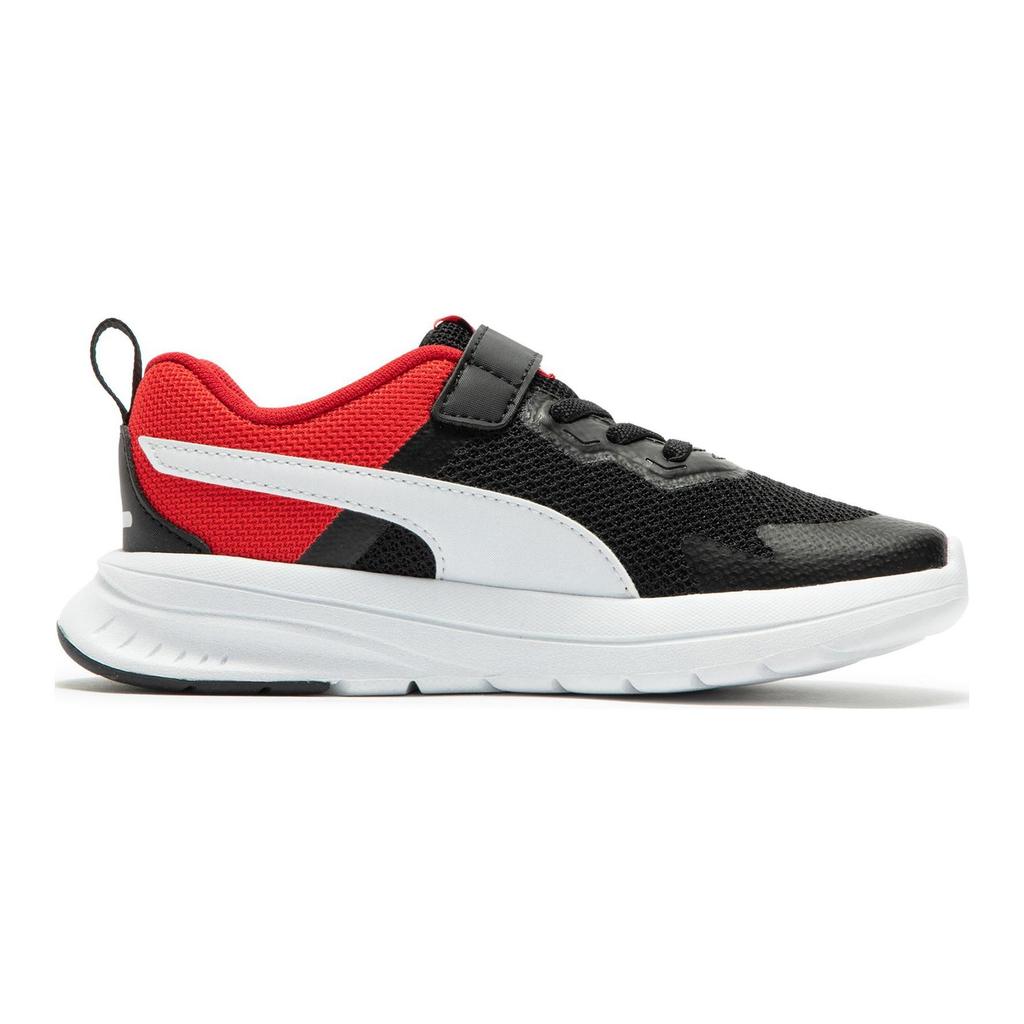 Puma Flex Essential Run Mesh Comfortable Training Sprint Racing Durable Breathable Lightweight Shock Absorption Low Top Kids Running Shoes 386239-01