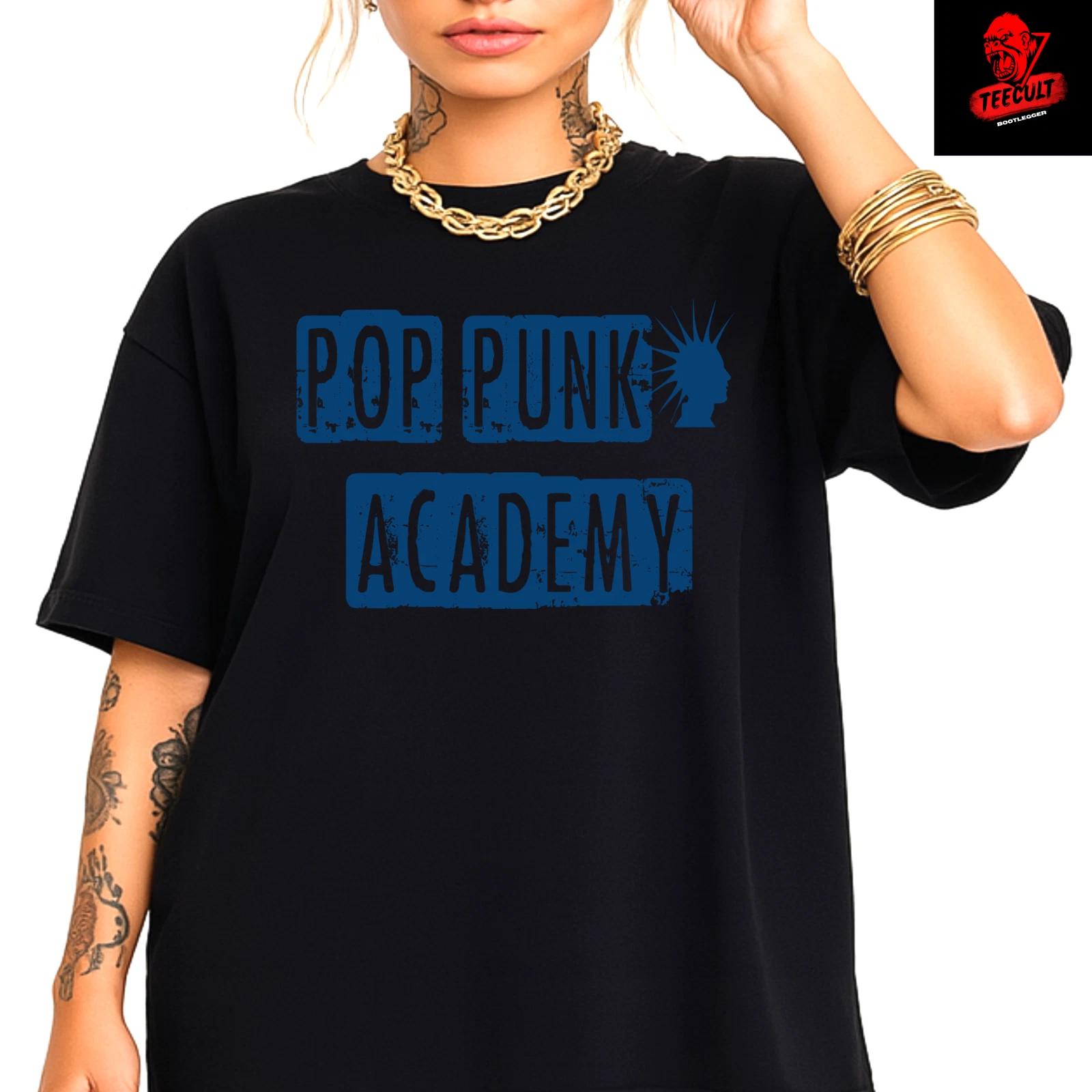 Men s and Women s T-shirts Pop Punk Academy Rock Band Music Unisex Heavy Cotton S