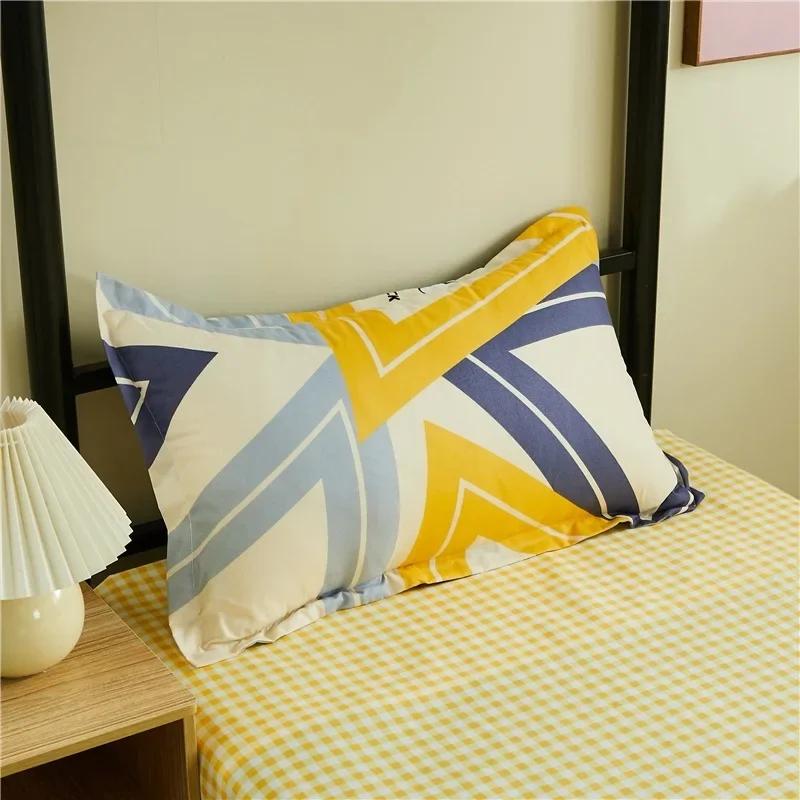 

1/2 шт. хлопковые наволочки с принтом, удобные мягкие наволочки для кровати, дивана, наволочки высшего качества, украшения дома 1pc pillow case