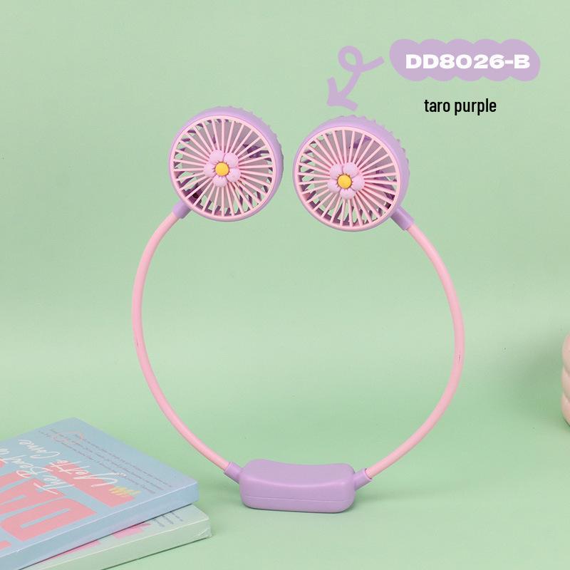 Portable Mini USB Neck Fan for Outdoor Sports and Camping
