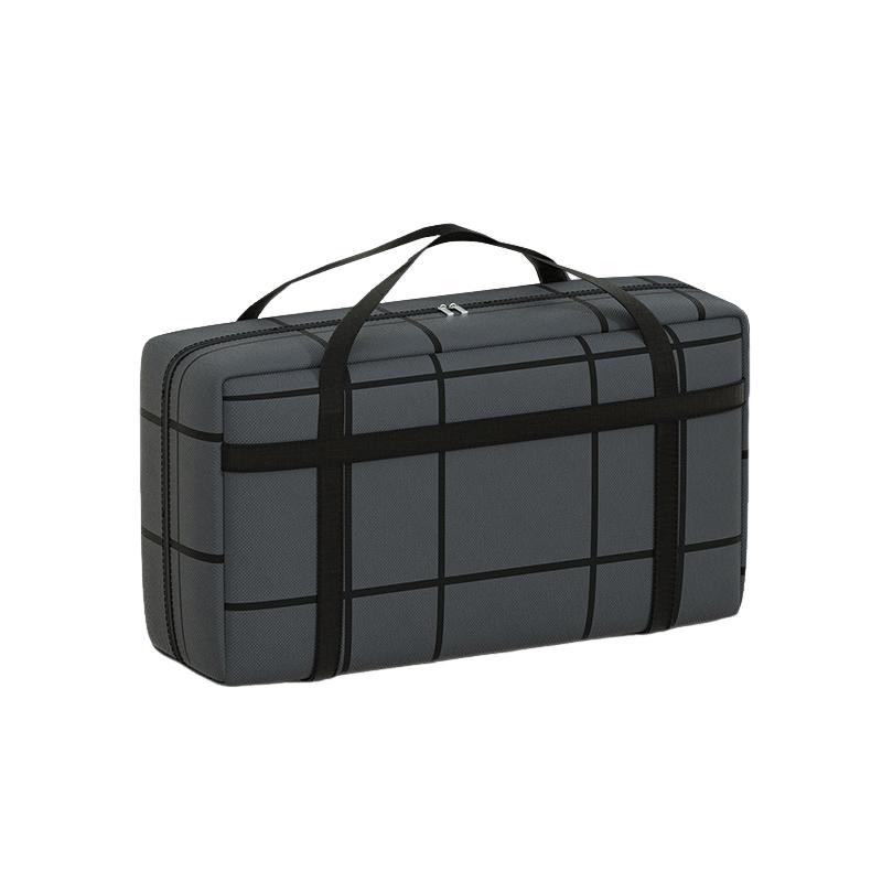 Large Capacity Storage Bag Foldable Multifunctional Thickened Moving Packing Bag Tidy Bedroom Dormitory Handheld Luggage Bag 55x23x35cm