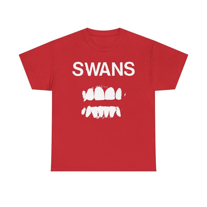 New 2026 Swans American Laboratory Rock Band 3D Printed Neutral Tshirt Shirt Retro Street Harajuku Top Mens Clothing
