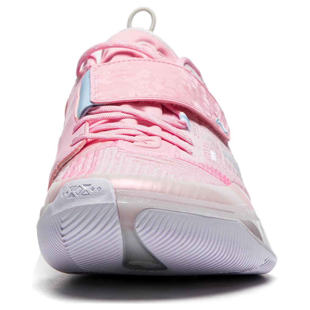 Li Ning Wade 808 4 Ultra Cushioning Abrasion Resistant Lightweight Rebound Low Top Basketball Shoes Men's Pink ABAU031-6