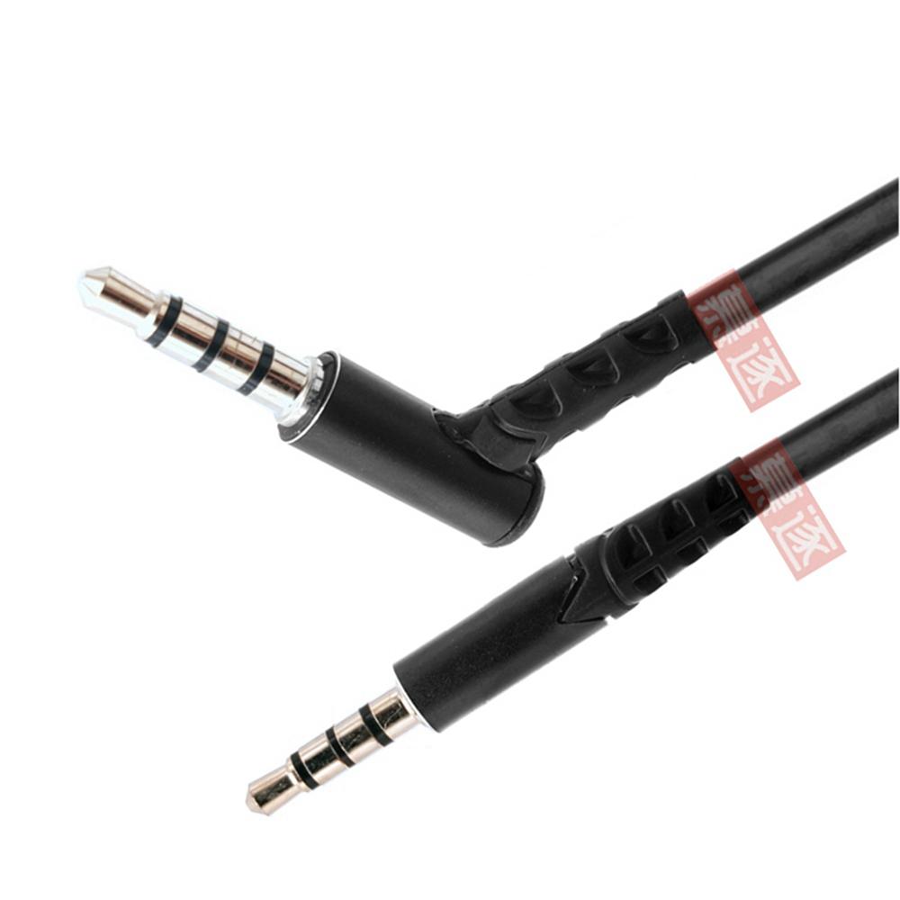 90 Grad Ellenbogen Abgewinkelt 3,5mm Männlichen Zu Männlichen 4 Pole Auto AUX Tiny Und Weiche Live Rundfunk Audio Kabel Flache F