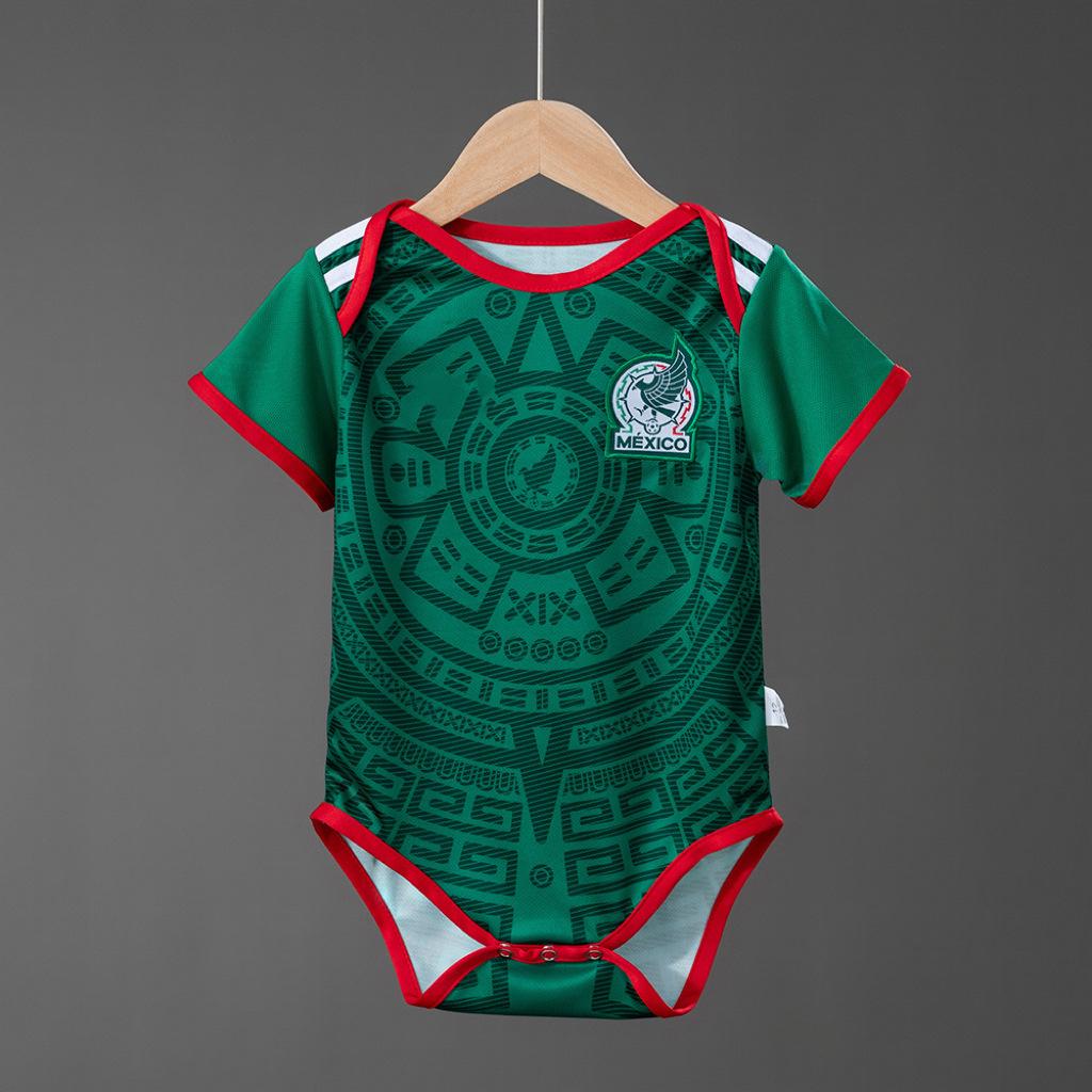 2026 World Cup Jersey Baby Football Jersey Onesie Summer Quick-drying Breathable Baby Crawling Clothing Cross-border Hot-selling