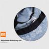 Stylish Distressed Trim Flower Print Fisherman Hat Breathable Bucket Hat for Spring Autumn Daily Outfit Fashion Headwear