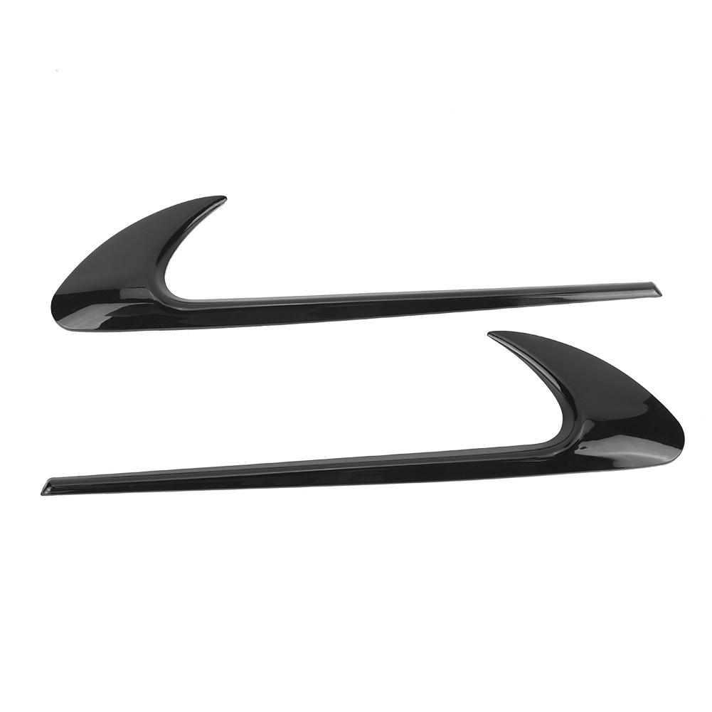 

2Pcs Hook Shape Car Exterior Sticker Decorative Accessory Universal Fit for Benz