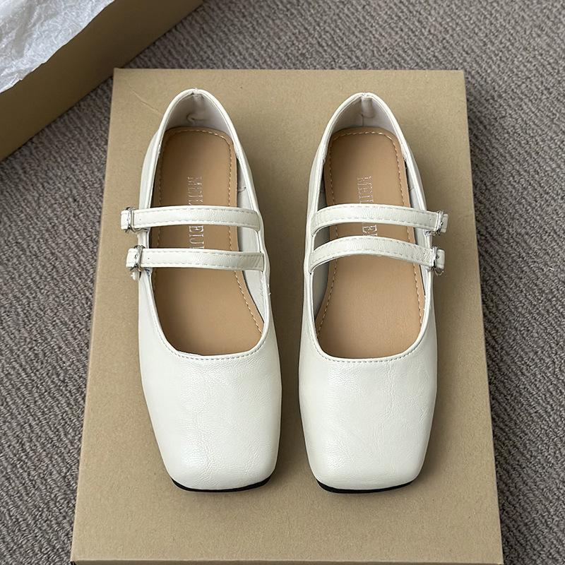 Frühling neue Retro Einzelne Schuhe Mary Jane Einzelne Schuhe einfach pendeln täglich Fee Einzelne Schuhe