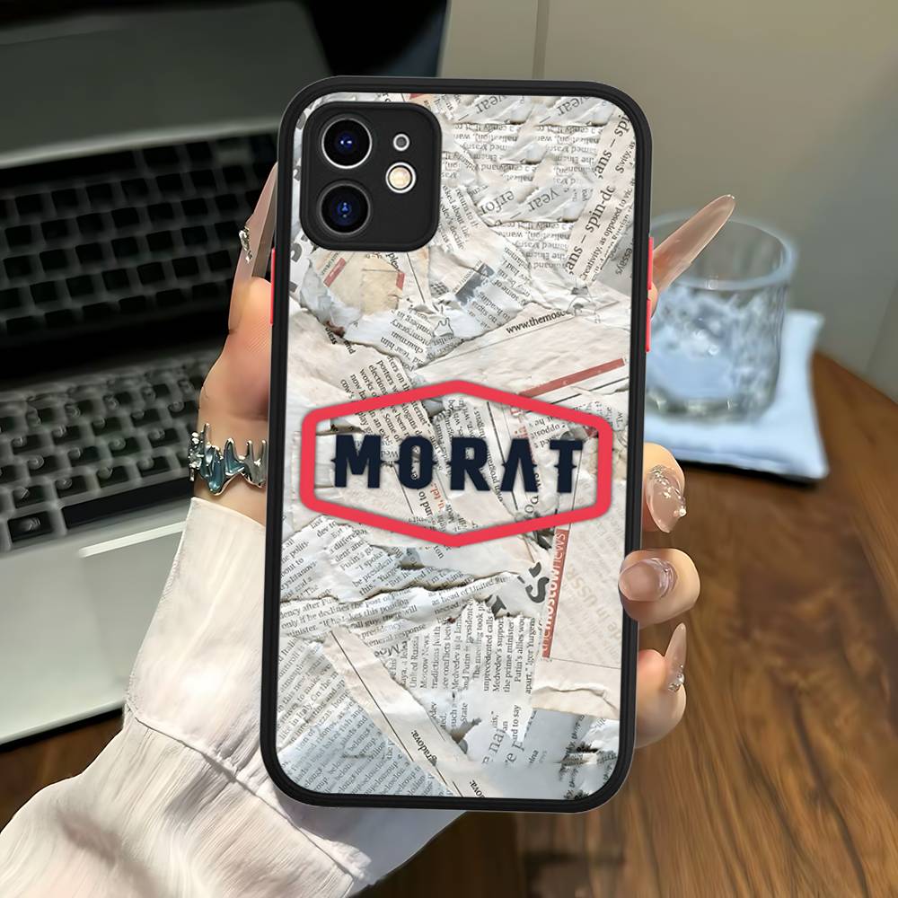 Morats Cool Team Phone Cases For IPhone 16 15 14 Plus 13 12 11 Pro Max Matte Oft Bumper Phone Cover