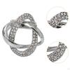 Scarf Ring Clip Fashion Clothing Decoration Accessories Rhinestone Buckle Clamp