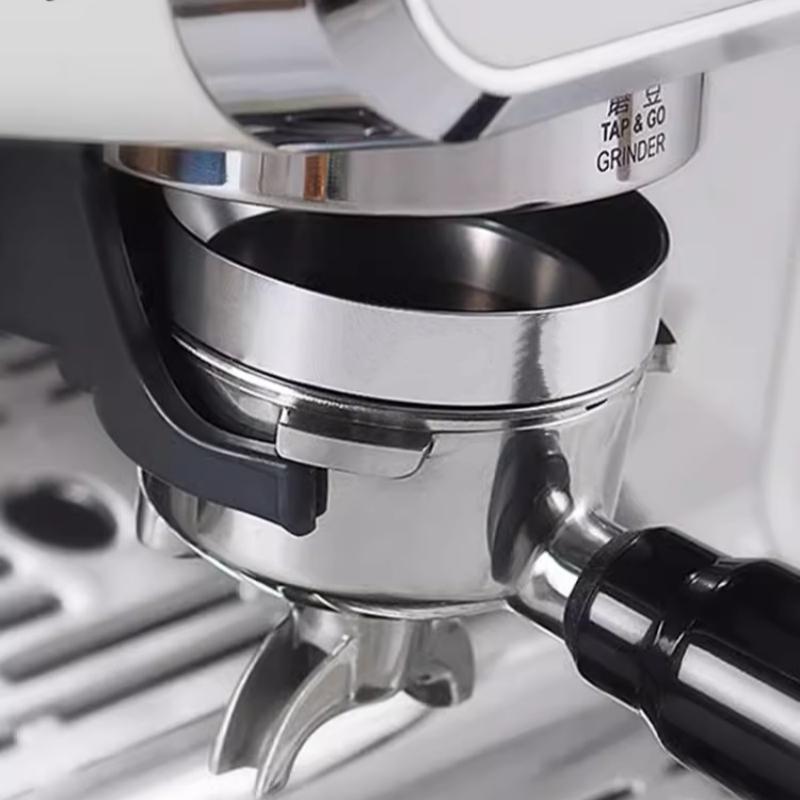 Upgraded 6 Magnet Coffee Powder Receiving Ring Quantitative Ring Anti-flying Powder Aluminum Alloy Grinder Coffee Accessories