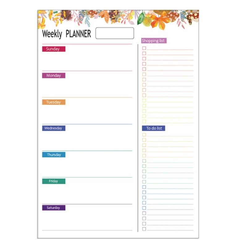 Fridge Magnetic Calendar Weekly Monthly Planner Magnetic Fridge Calendar Whiteboard for Kitchen Grocery Shopping List