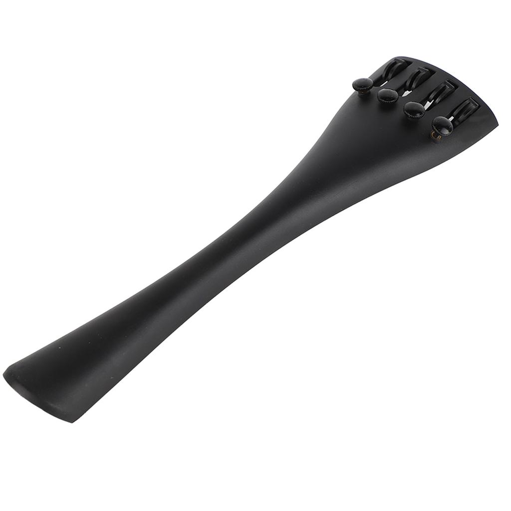 44 Cello Tailpiece with 4 Tuners Carbon Fiber String Tailpiece Replacement Cello Tuning Accessory