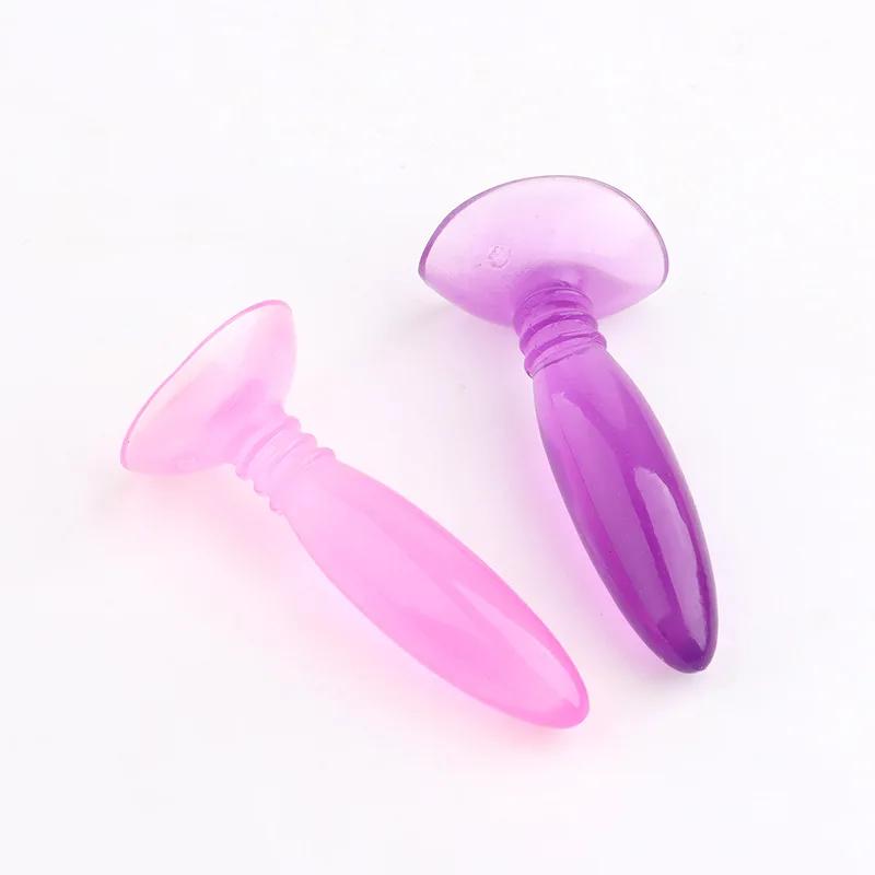 Mini Anal Plug Jelly Toys Real Skin Feeling Adult Sex Toys Sex Products Butt Plug for Beginner Erotic Toys