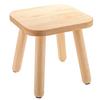 Pinyunxuan Small Wooden Chair, Children's Chair, Sensory Desk with Hand-Held Non-Slip Handle, Portable Square Bathroom Furniture Decoration, Size: 24c