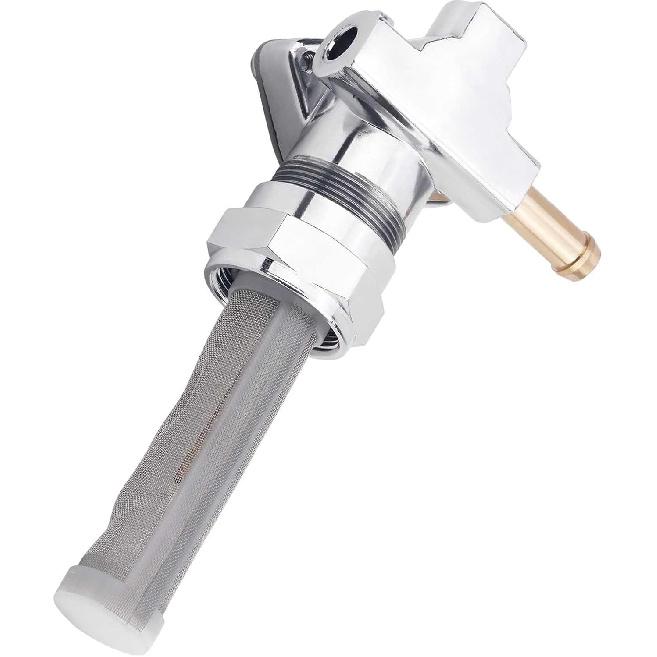 AHL Right Entrance Gas Tank Fuel Petcock Shut Off Valve Switch 62167-81 Compatible with Sportster 1200 XLH1200 1988-2003 Sportster 883 Custom XL883C