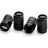 Upgraded 4pcs Aluminum Alloy Car Tire Valve Caps Anti-Theft Dustproof for Renegade Wrangler JK JL Grand Cherokee Compass