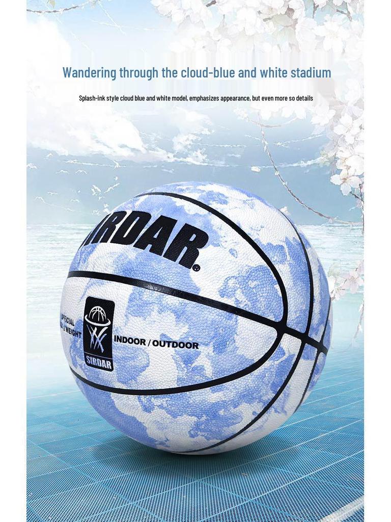 Moisture-Wicking Size 7 Adult & Size 5 Kids Non-Slip Basketball for Training and Competition