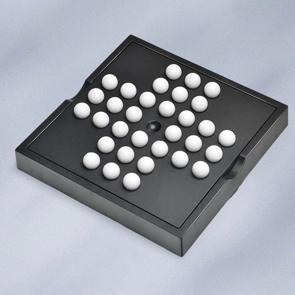 Indoor Single Player Board Game Educational Puzzle Game Strategic Checkers Board Game Puzzle Toy for Boy Girls Kids