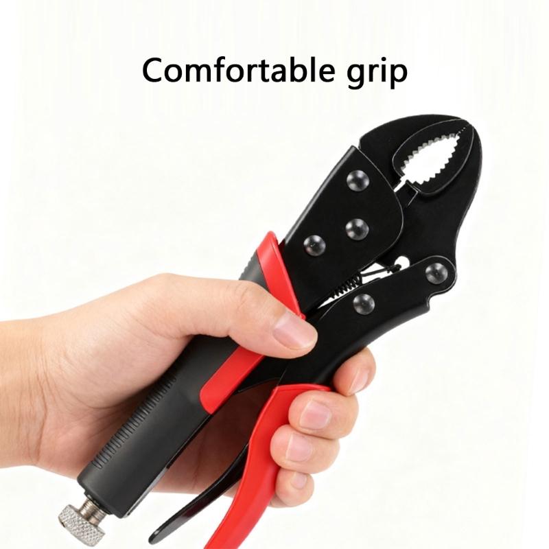 Quality Carbon Steel Locking Clamp Pliers With Accurate Teeth And Rolled Screw For Secure Fastening Industrial Projects