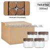 Large Glass Storage Jar with Bamboo Lid, Cereal & Yogurt Container, Sealed Oatmeal Cup