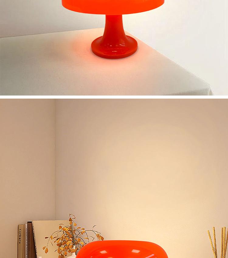 Moderne nordische Pilz-Tischlampe - Minimalistisches Nachtlicht für Schlafzimmer und Wohnzimmer