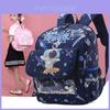 Mochila Infantil de Nylon Cartoon Adorável Leve Mochila Escolar para Bebês Meninos e Meninas