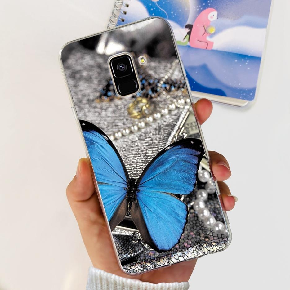 For Samsung Galaxy A8 Plus 2018 Case SM-A730F Luxury Painted Cover Soft Silicone Phone Case For Samsung A8 2018 A530F A8+ Bumper