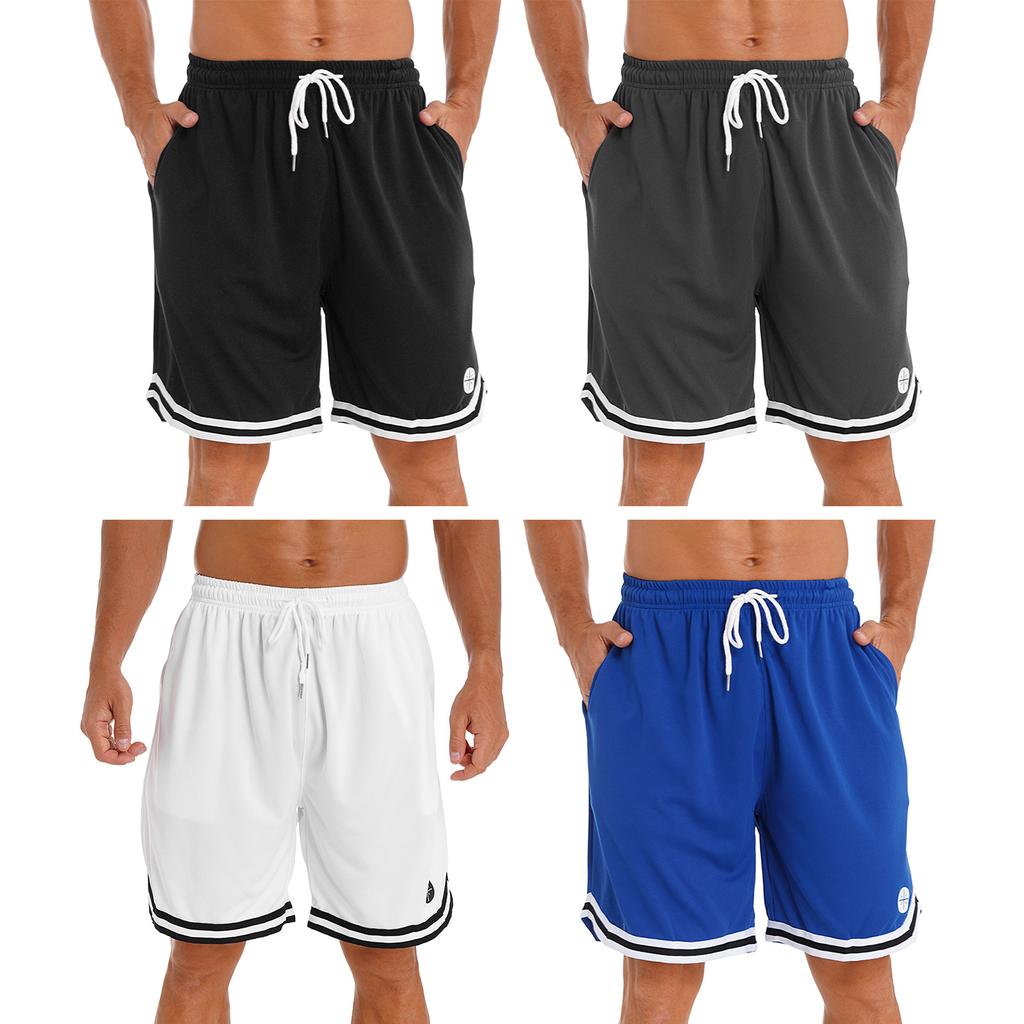 Short de Sport pour hommes, ceinture élastique, cordon de serrage, séchage rapide, décontracté, basket-ball, Football, short de Sport