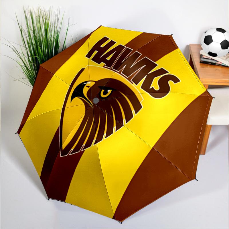 Hawks Team Spirit Umbrella 8-Frame for Travel, Camping, Casual Lightweight Portable Umbrella, Essential for Every Family Holidays Gift